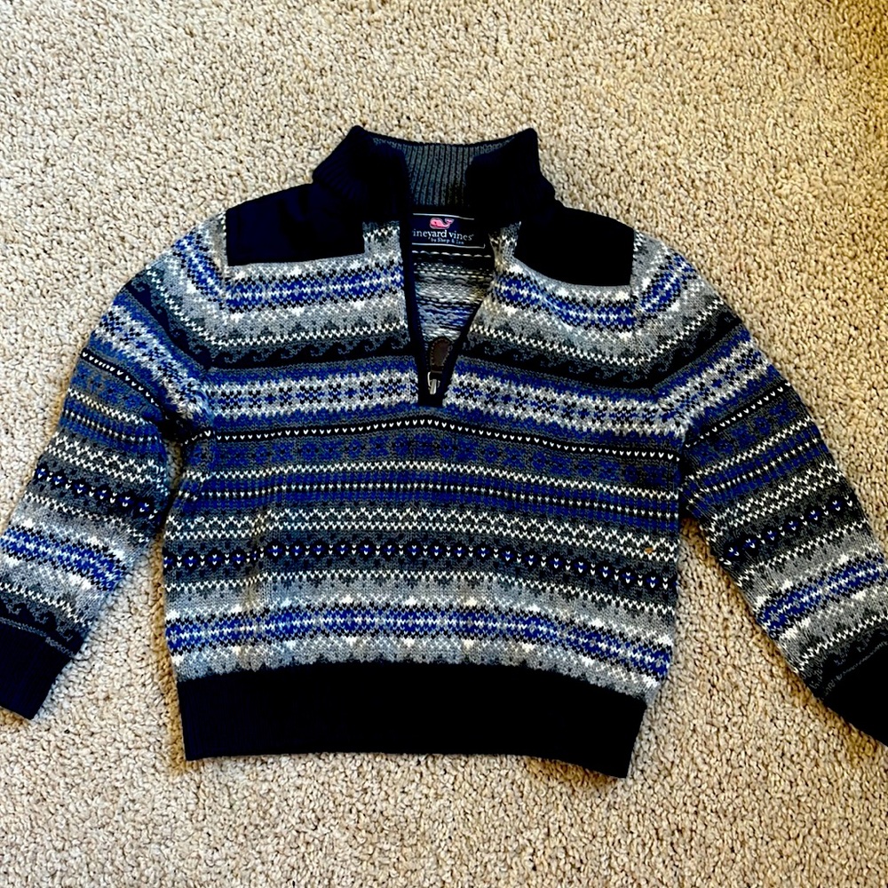 Vineyard vines half zip sweater